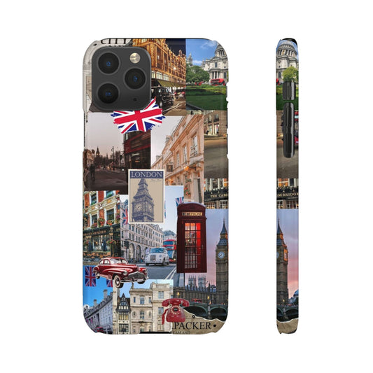 London Collage Phone Case — Vintage UK Landmarks