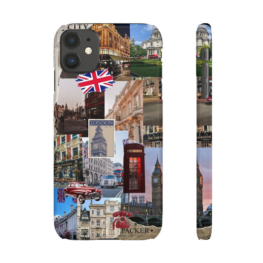 London Collage Phone Case — Vintage UK Landmarks