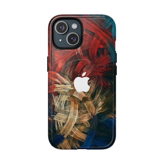 Abstract Swirl Magnetic Phone Case — Tough Protective iPhone Cover