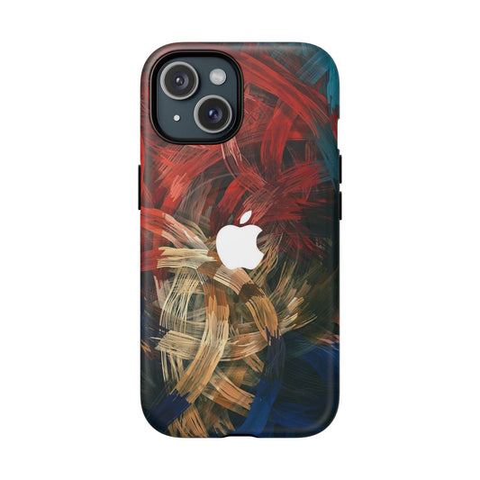 Abstract Swirl Magnetic Phone Case — Tough Protective iPhone Cover